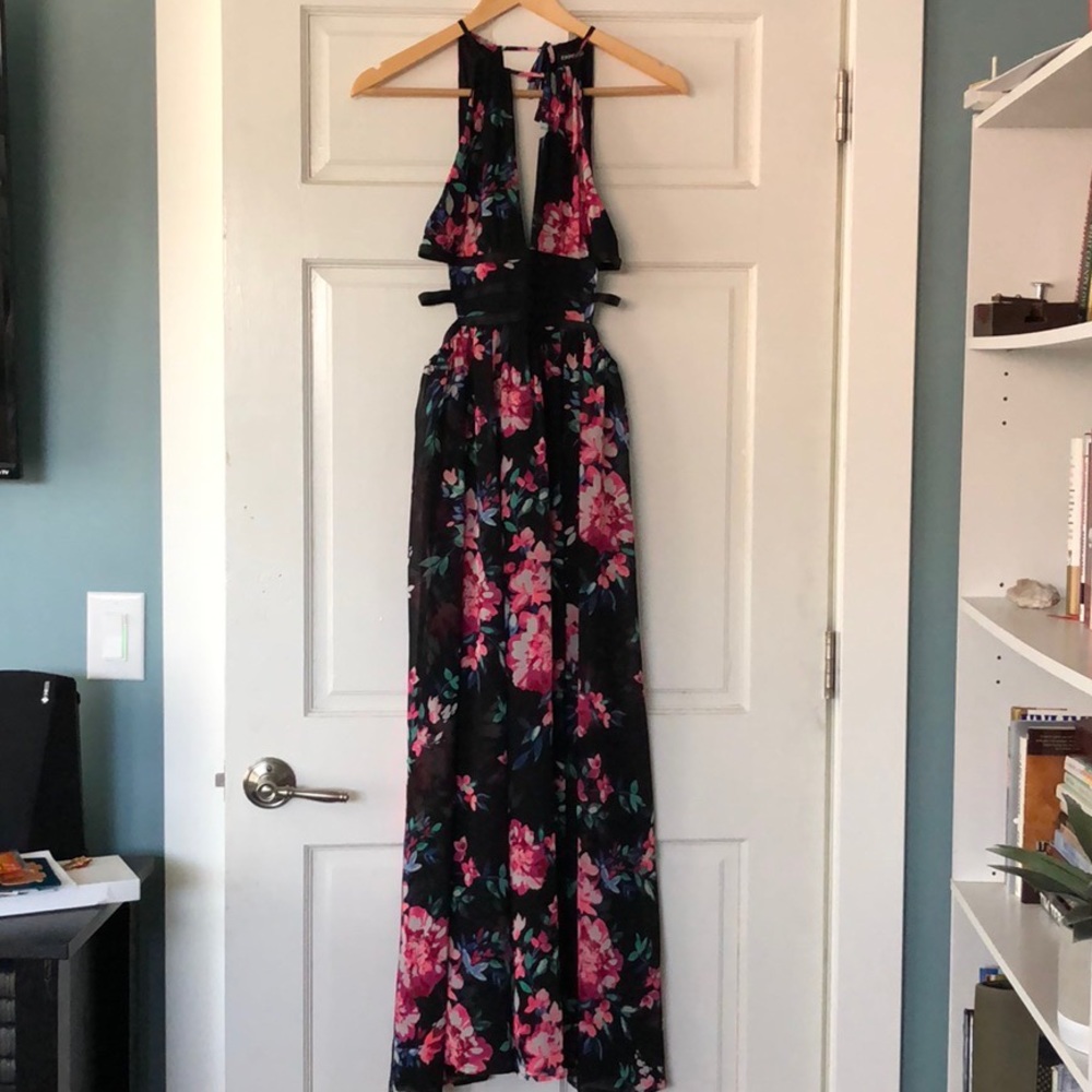Express Floral Maxi Dress